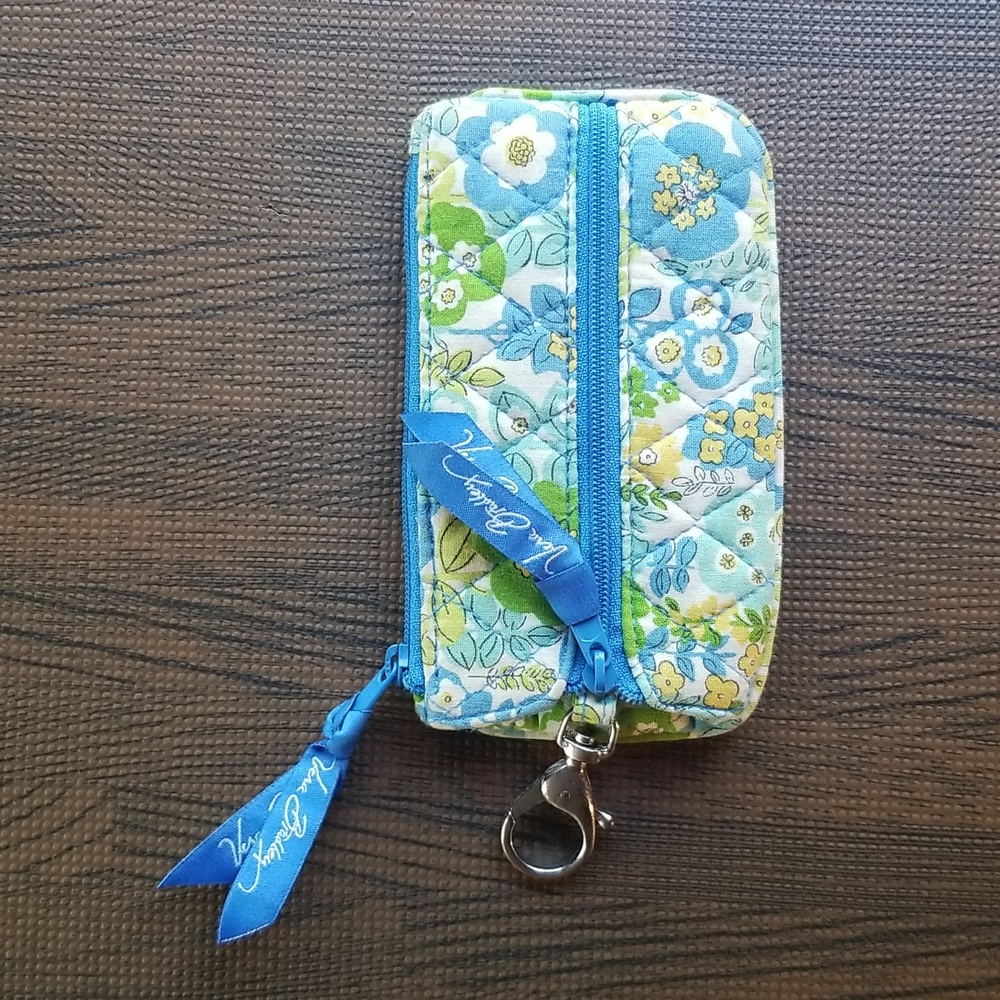 Vera Bradley Recycled Cotton Key Chain Zip Pouch